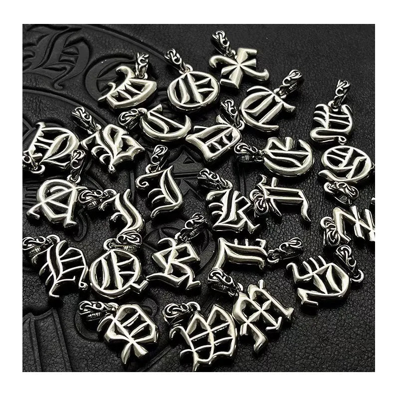 Necklace Pendant Letter Chain Jewelry