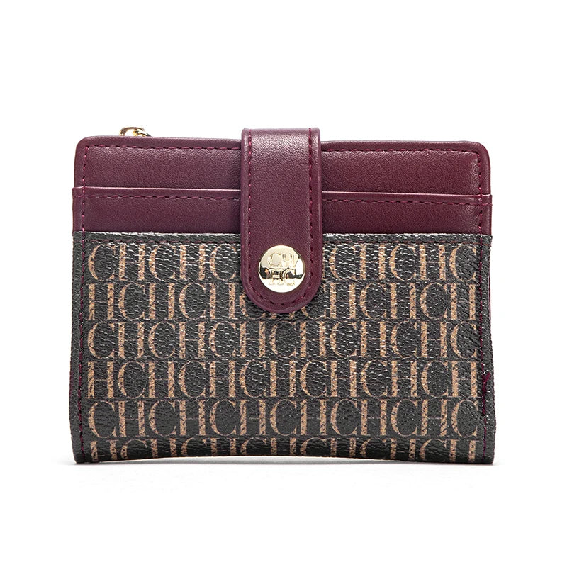 CHCHCN Fashion Classic Retro Wallet Card Holder Universal Letter Printed