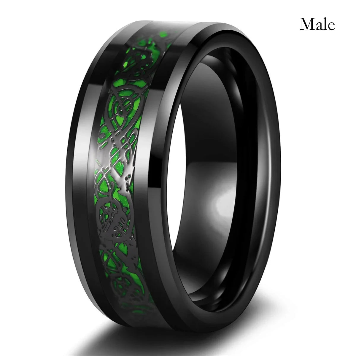 Stainless Steel Dragon Couples Rings