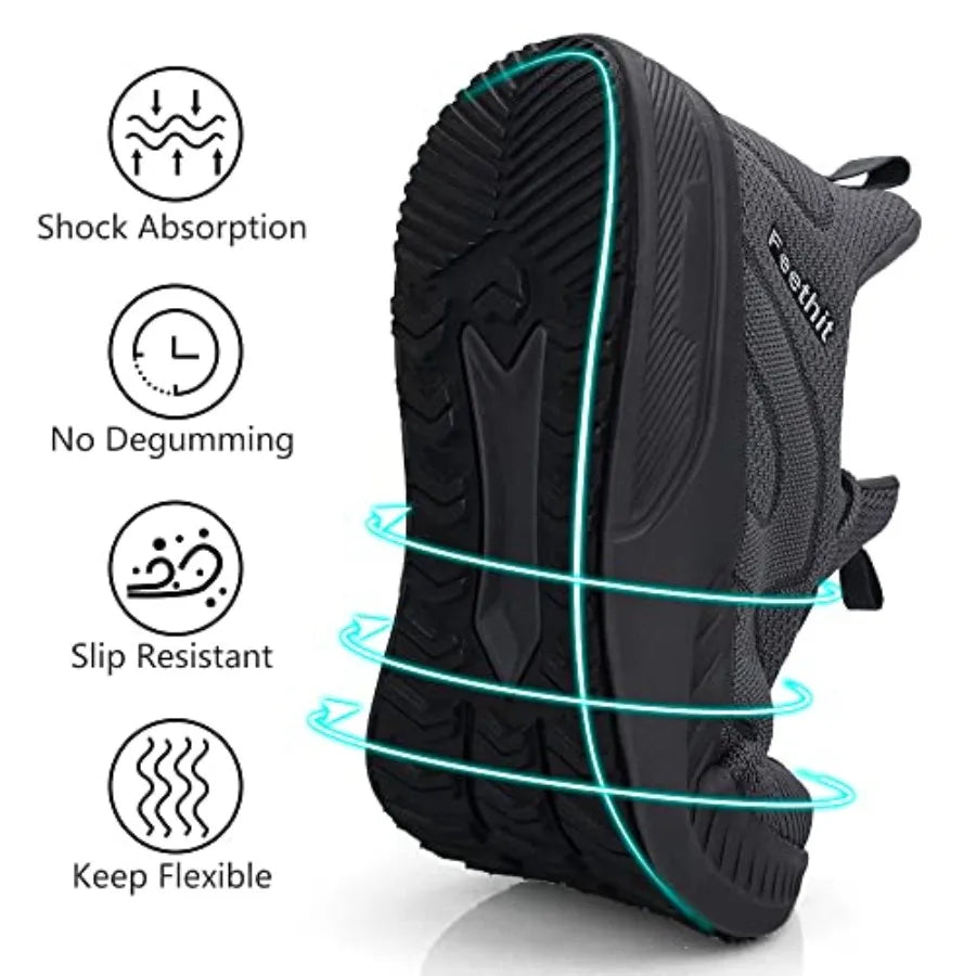 Mens Sneakers Lightweight Breathable