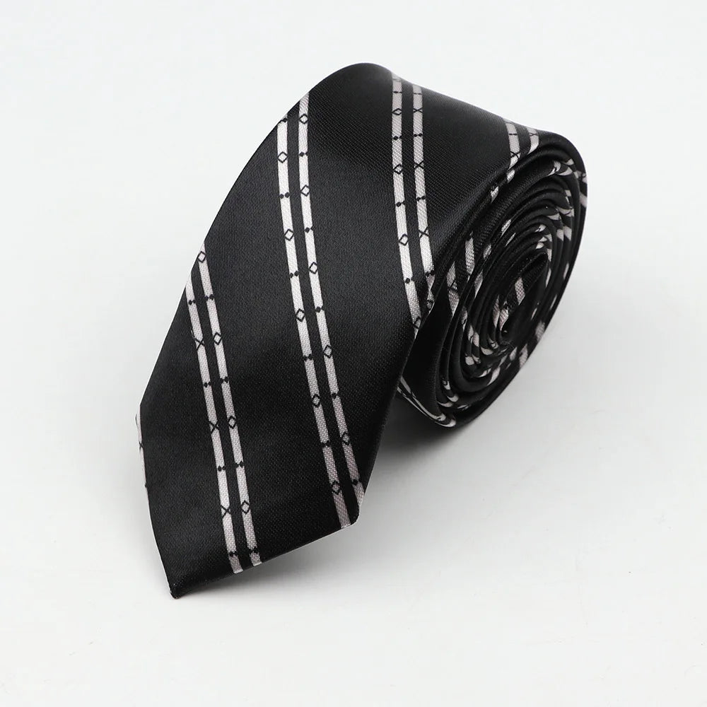 Necktie Musical Notes Printed With Piano Guitar Pattern