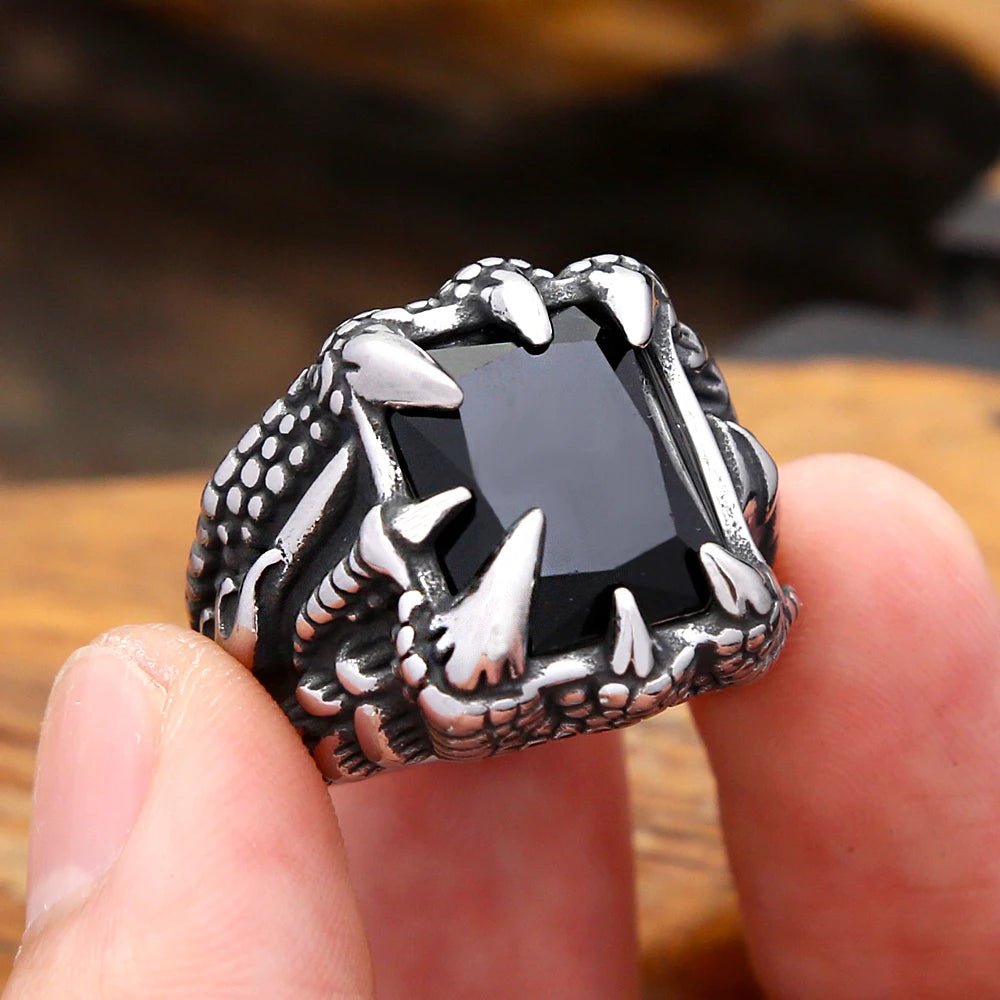 Ring Dragon Claw Stainless Steel