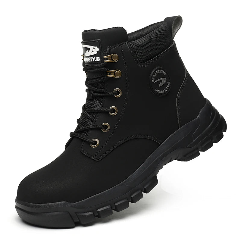 Mens Steel Toe Oil Resistant Slip Resistant Boots