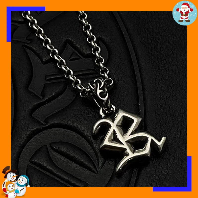 Necklace Pendant Letter Chain Jewelry