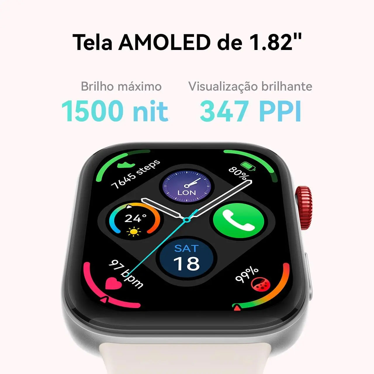 Watch Fit 3 Smartwatch AMOLED Display Fitness Tracking