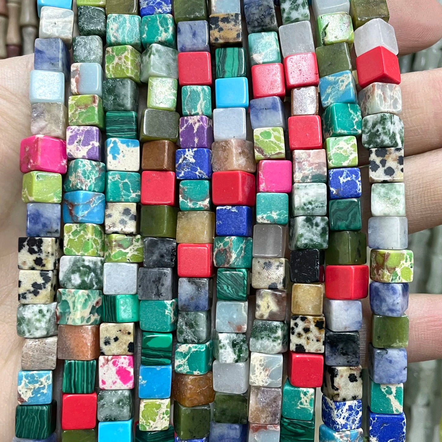 Natural Stone Beads For Jewelry Making Agate Quartz Wheel Beads