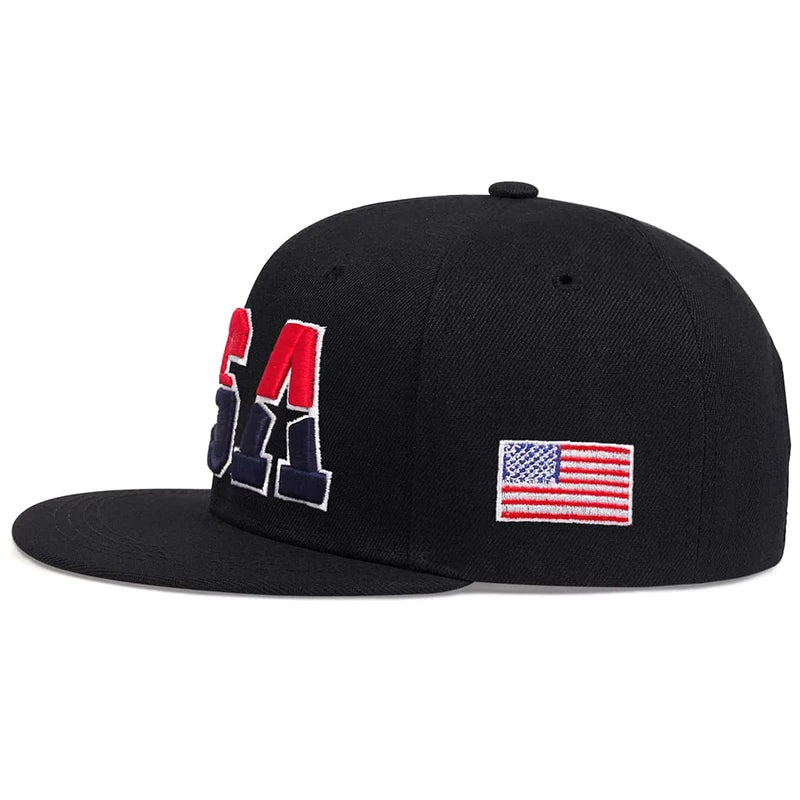 USA Hat Adjustable Embroidered
