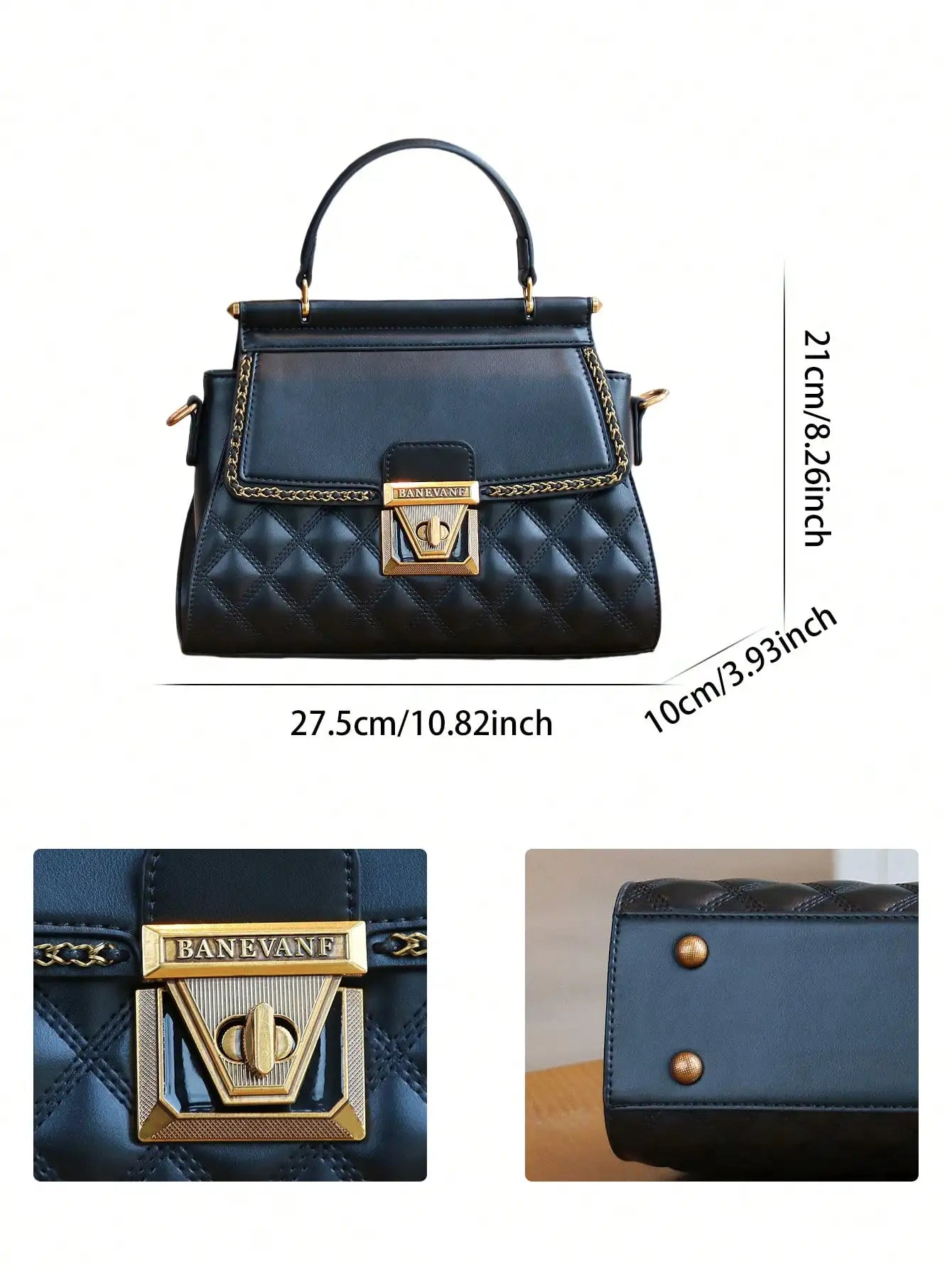 Handbag Rhombic Design