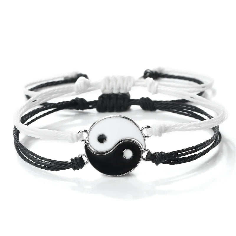 Bracelet Dragon Two Piece Set Yin Yang Jewelry