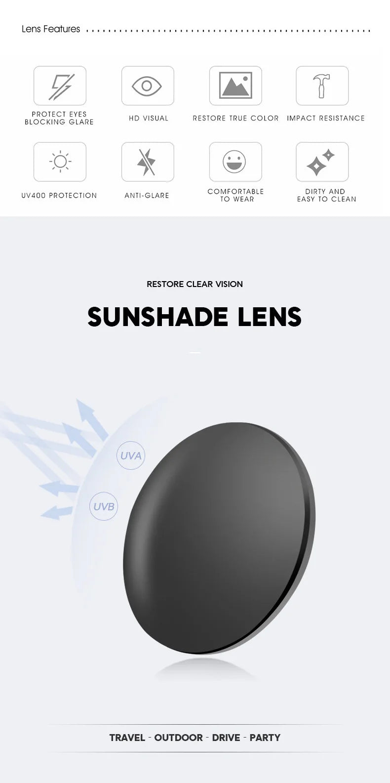 Polarized Cat Eye Sunglasses for Women UV400