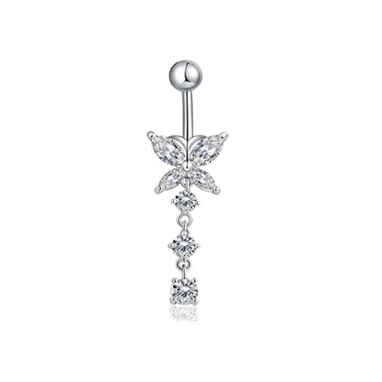 Belly Ring Piercing Zircon