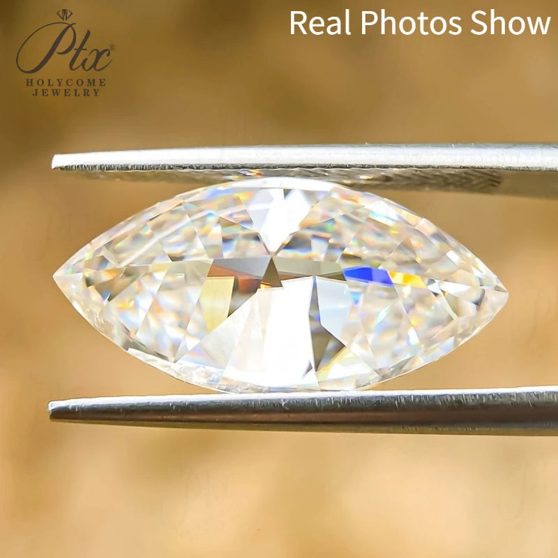 Moissanite Loose Stones VVS1 Marquise Brilliant Cut For Jewelry Making