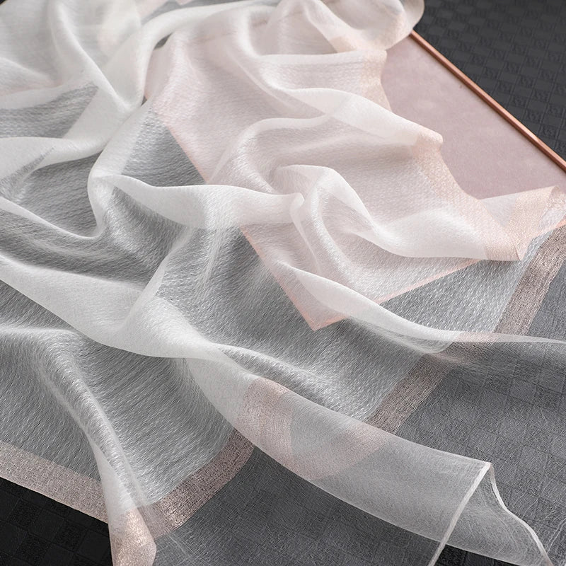 Women Silk Scarf Hijab Headscarf Fashion Shawl For Summer