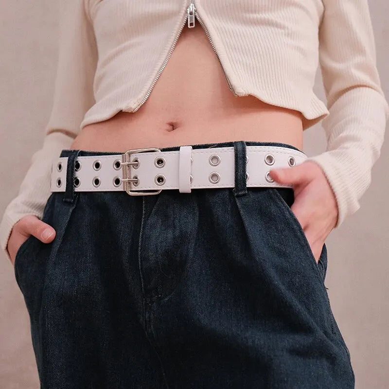 Belt With Double Hole Design