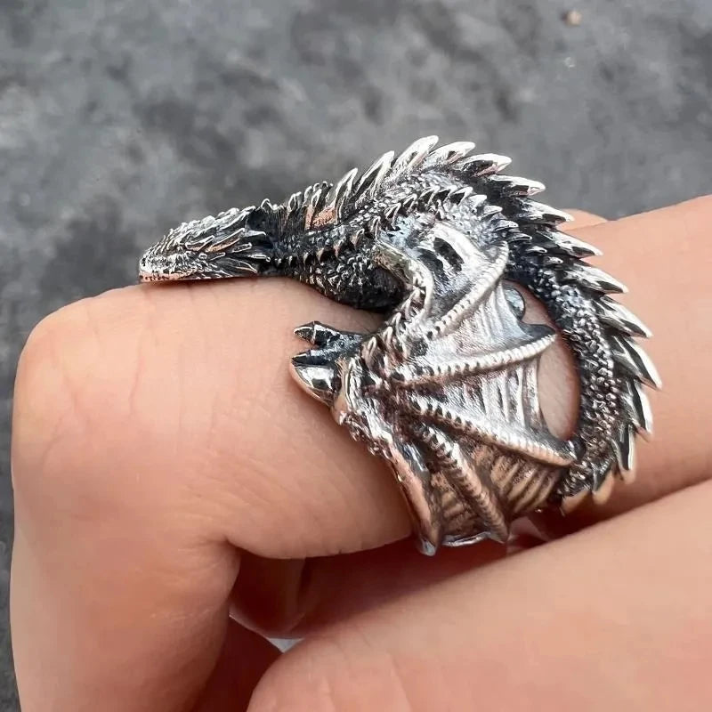 Dragon Wings Adjustable Ring
