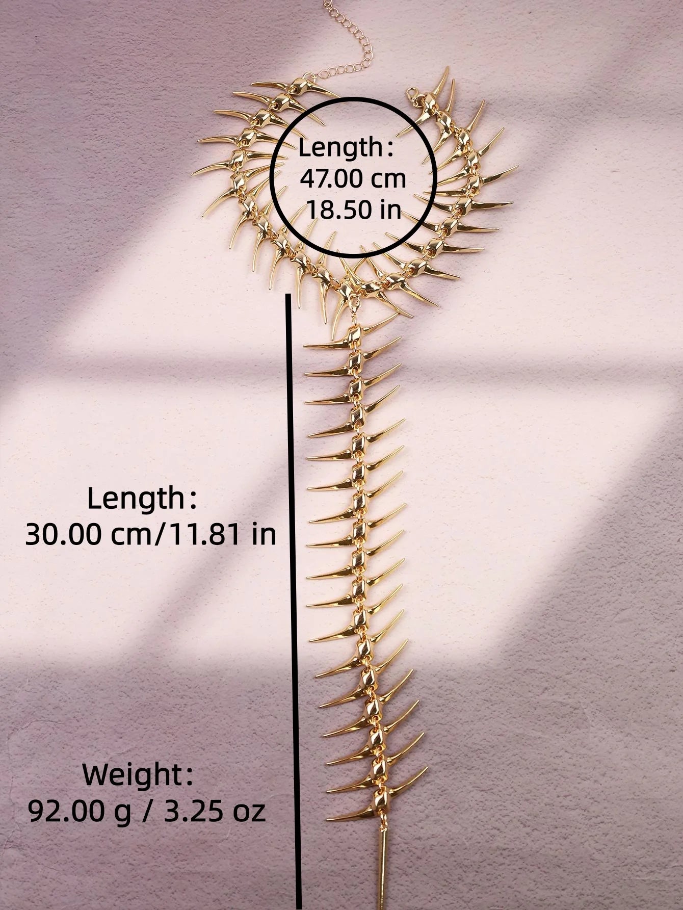 Necklace Thorn Skeleton