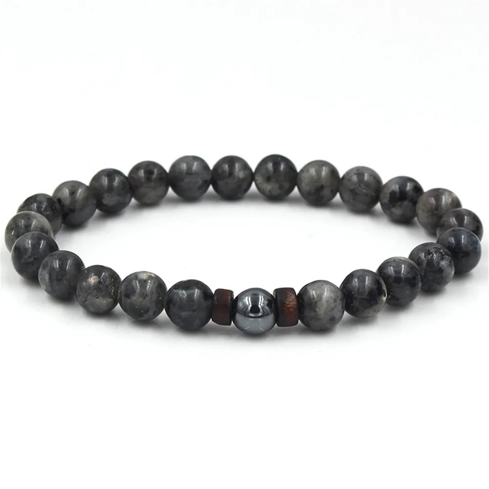 Volcanic Stone Bracelet For Men Women Tibetan Buddha