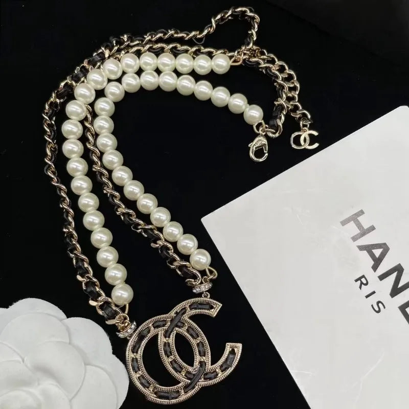 Necklace Elegant Zircon Metal Jewelry