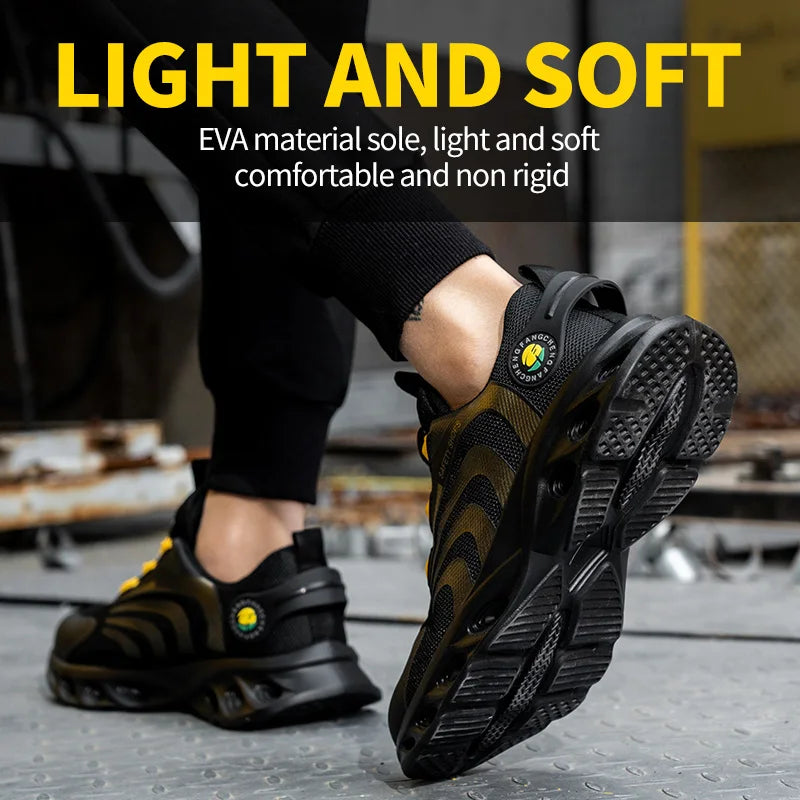 Mens Safety Shoes Anti Puncture Anti Smash