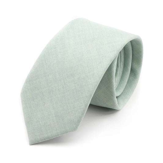 Cotton Solid Necktie For Men And Women Fashion Accessory