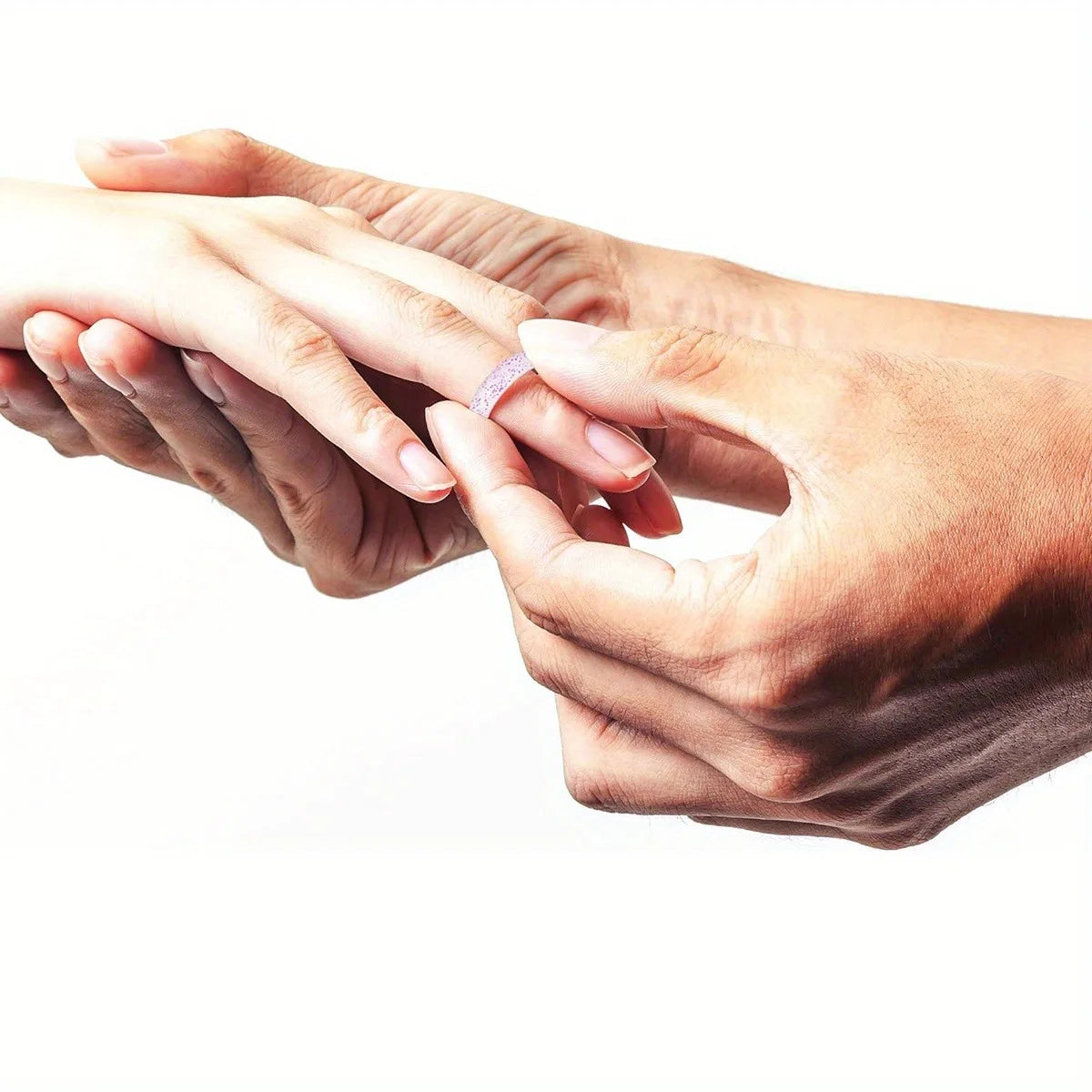 10 Pack Silicone Rings for Women Wedding Band Set Everyday