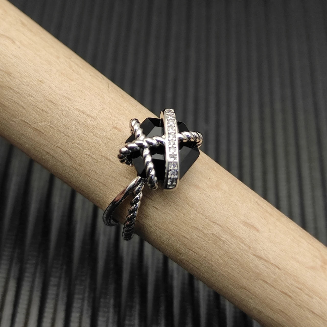 Earring Necklace Ring Set Sterling Silver 925.
