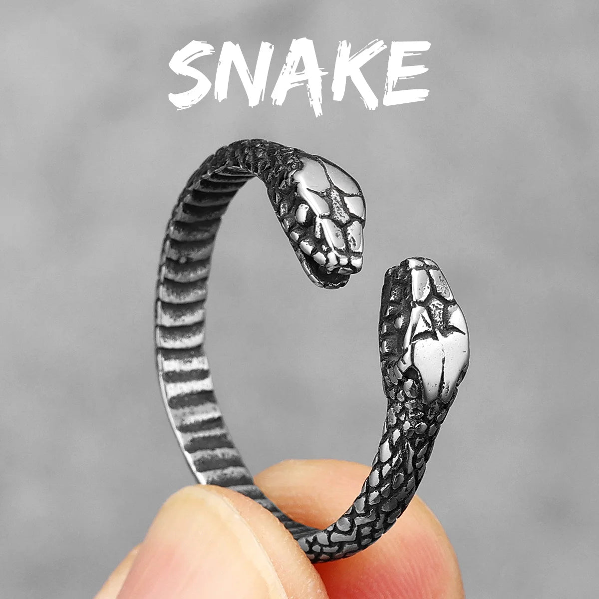 Ring  Stainless Steel Snake