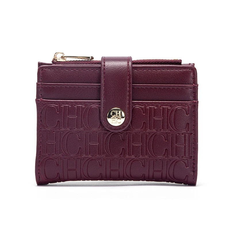 CHCHCN Fashion Classic Retro Wallet Card Holder Universal Letter Printed