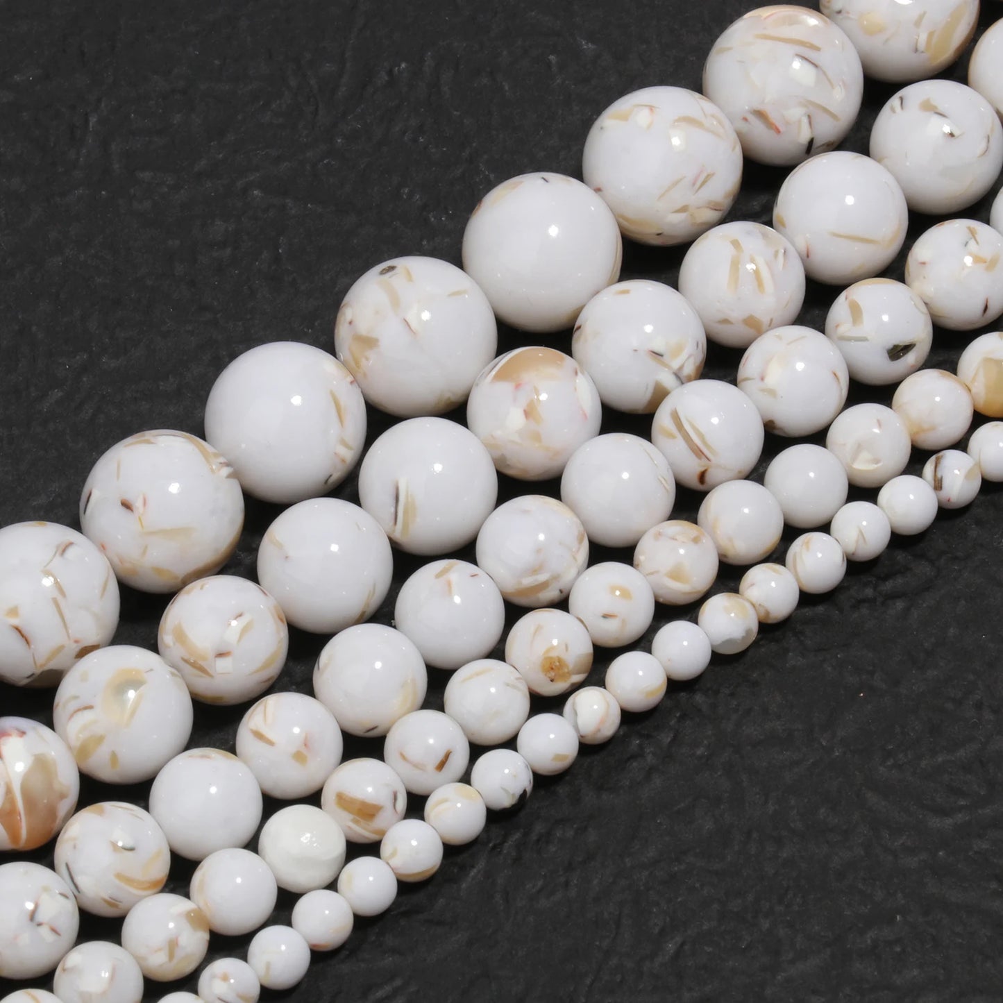 Natural Stone Round Beads Yooperlite Fire Sodalite Loose Spacer Beads