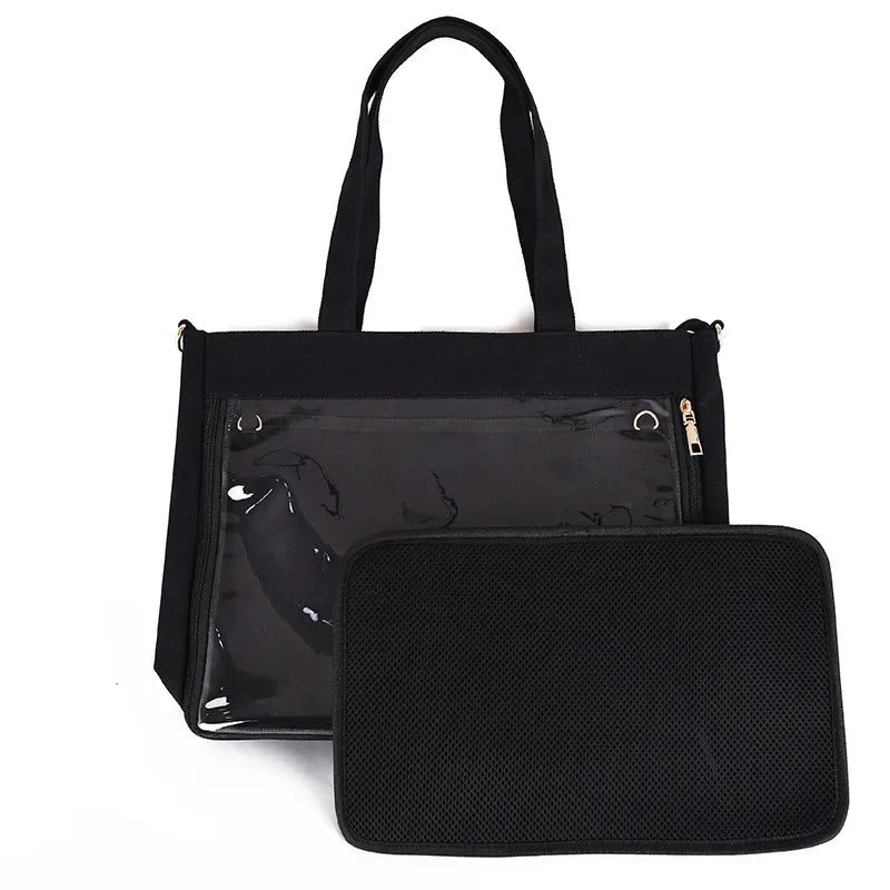 Purse with Transparent Tote