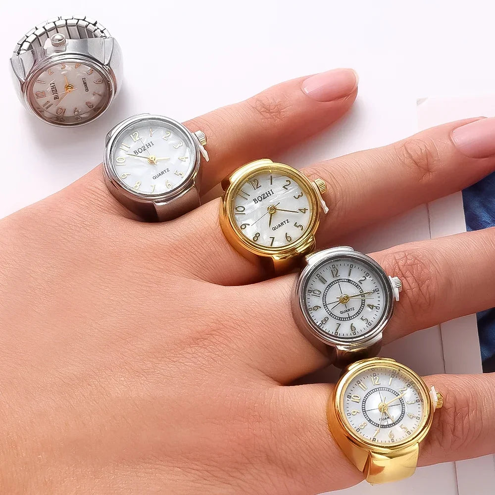 Quartz Finger Ring Watch Gift