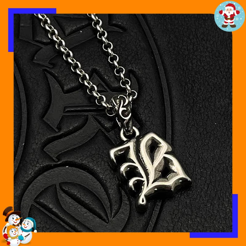 Necklace Pendant Letter Chain Jewelry