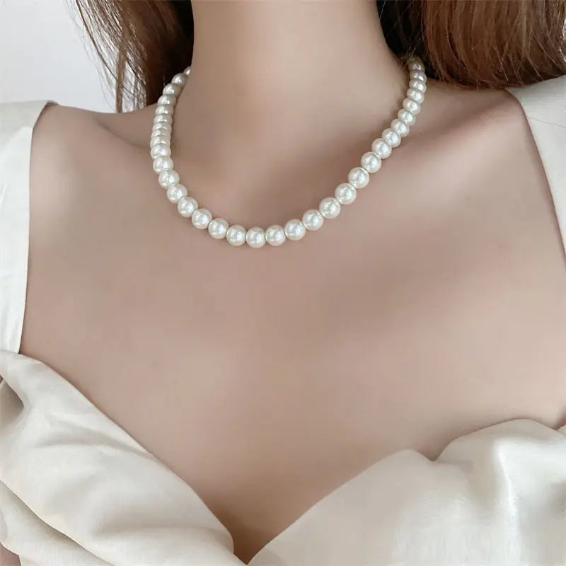 Choker Necklace Pearl