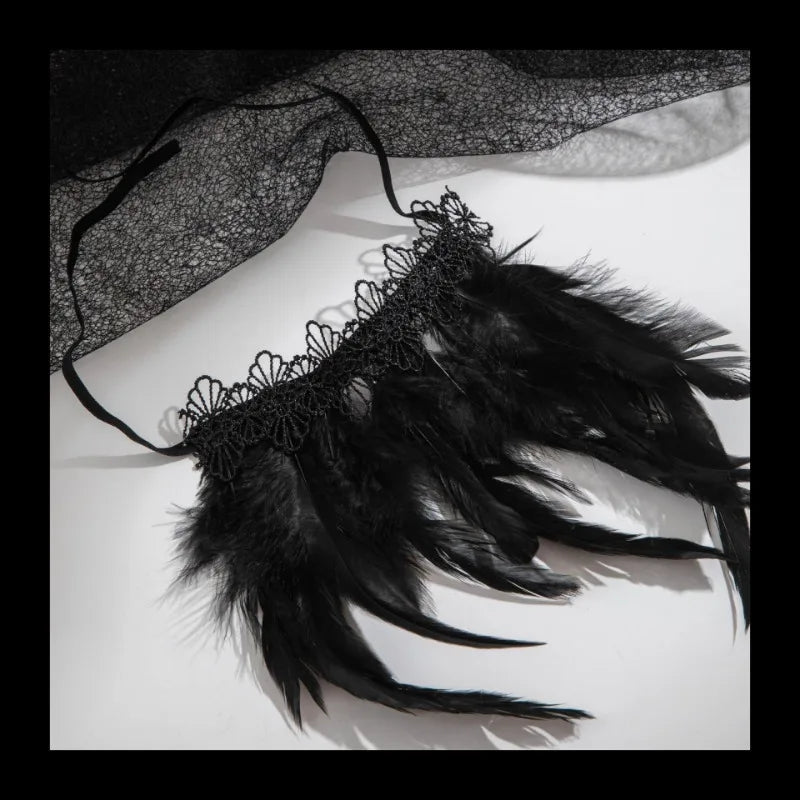 Spice Girl  Lace Feather Bracelet