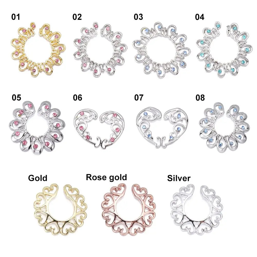 Nipple Ring Non Piercing 316L Stainless Steel Jewelry