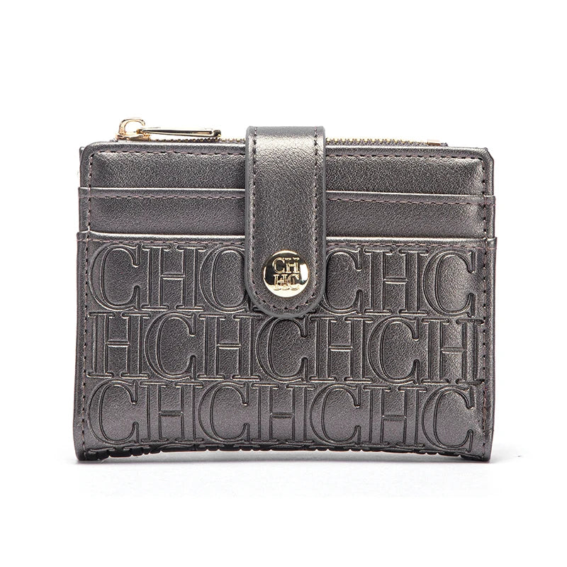 CHCHCN Fashion Classic Retro Wallet Card Holder Universal Letter Printed