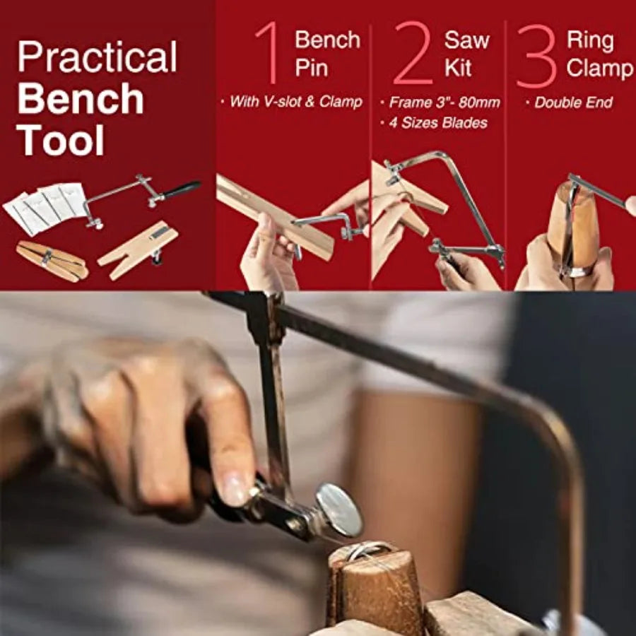 MDNG Beginners Jewelry Making Tool Set Silversmithing Tools