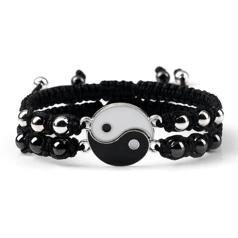 Bracelet Dragon Two Piece Set Yin Yang Jewelry