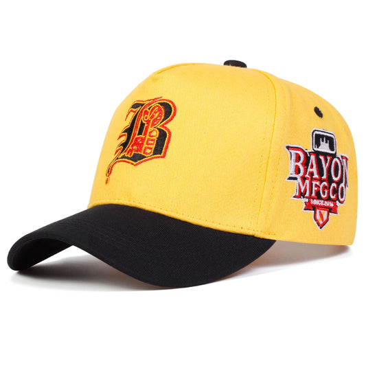 Unisex Gothic Letter B Embroidery Baseball Cap Polyester Outdoor