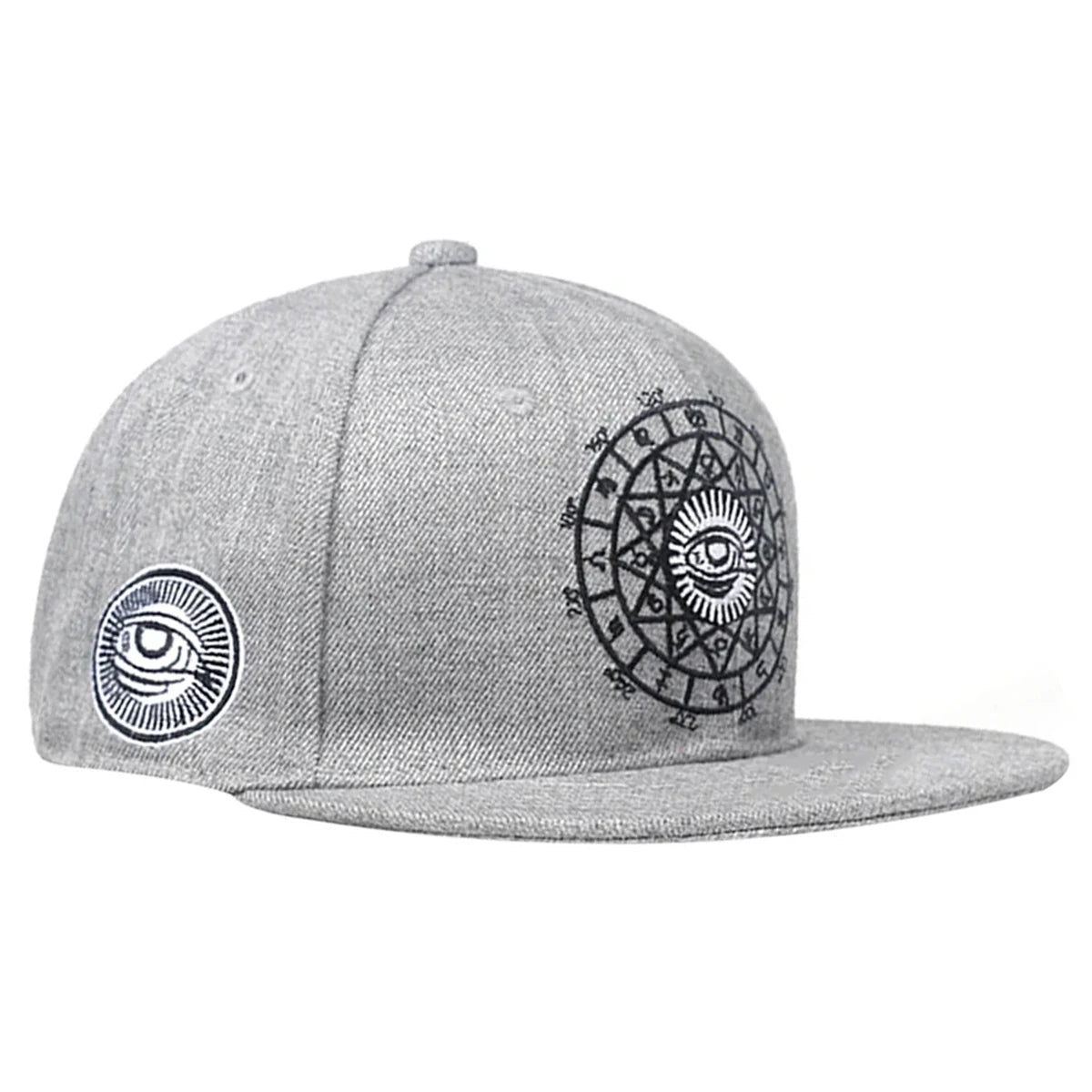 Hat Adjustable Embroidery Big Eye