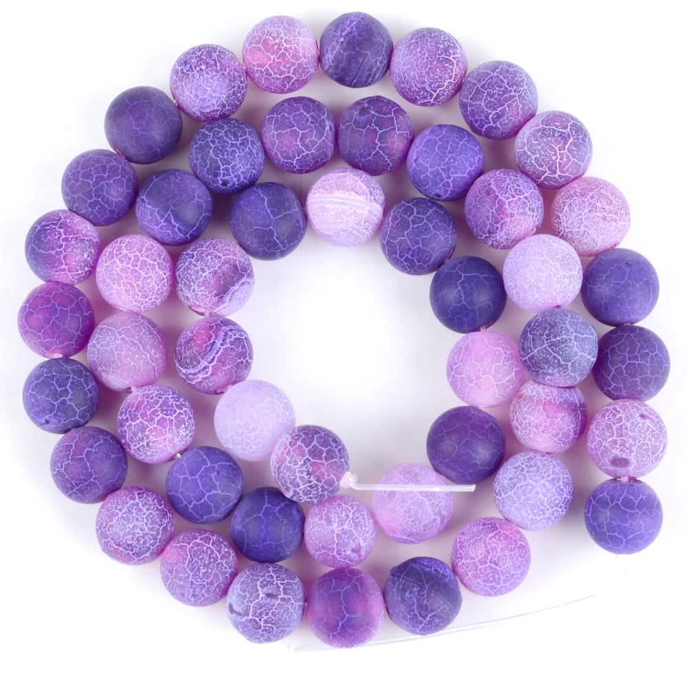 Natural Round Bead Mix Tiger Eye Amazonite Lava Turquoise Garnet