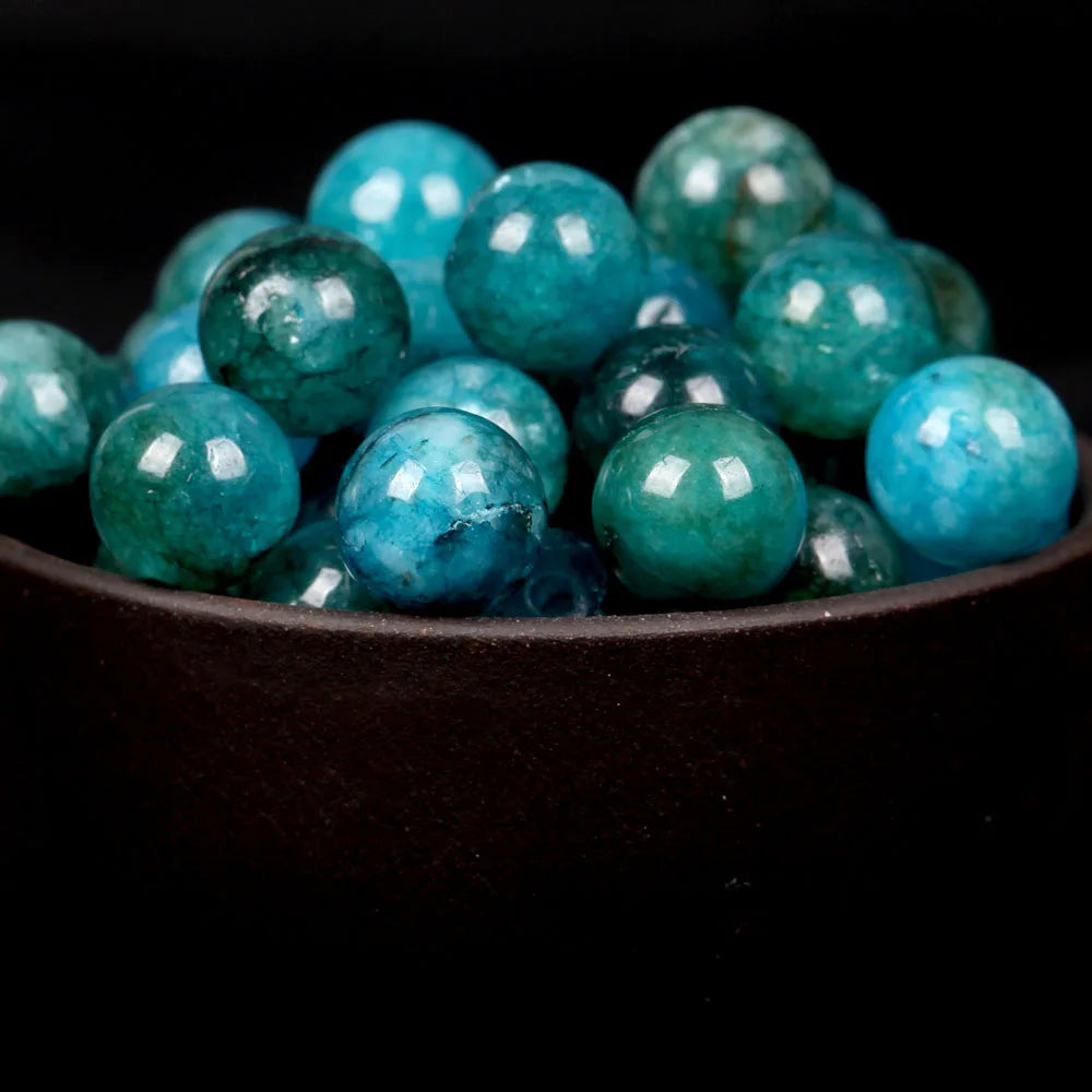 IYKWIM Natural Round Bead Mix Tiger Eye Amazonite Lava Turquoise