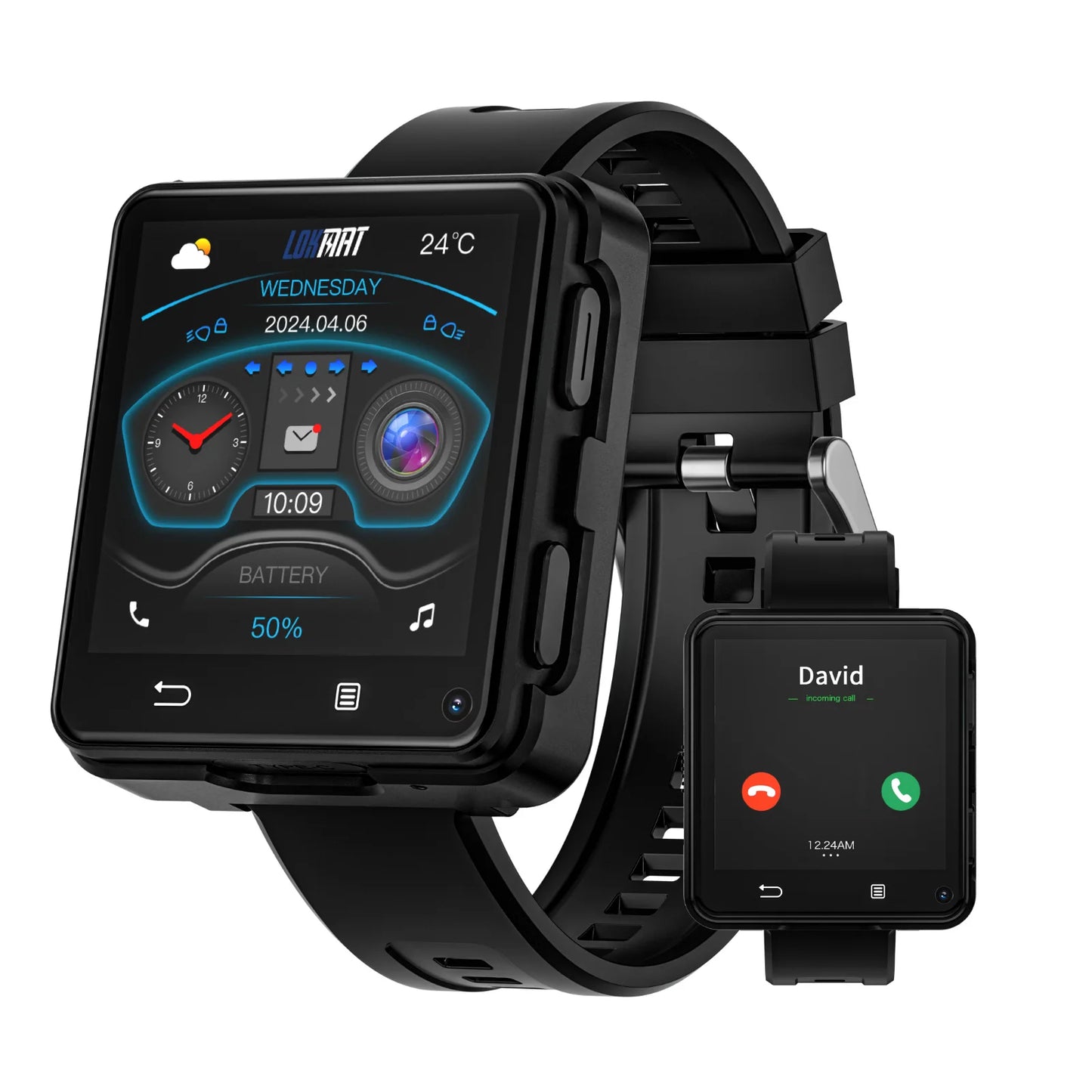 LOKMAT Appllp 2 Max Dual Camera Android Smart Watch