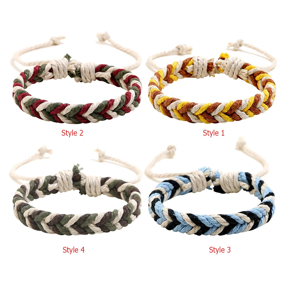 Braided Rope Weave Bangles