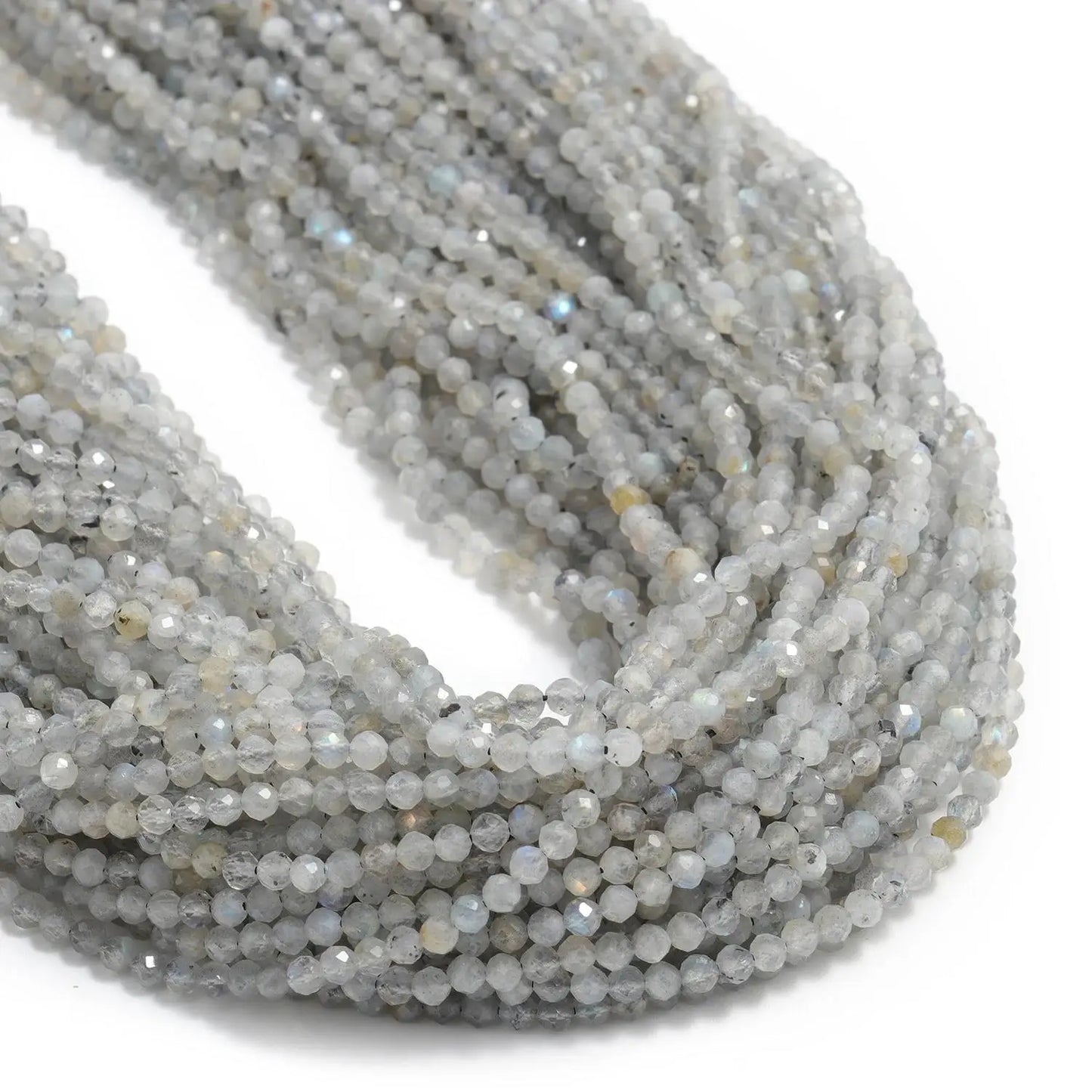 Faceted Tiny Beads Natural Aquamarine Lapis Lazuli Tourmaline Amethyst Beads