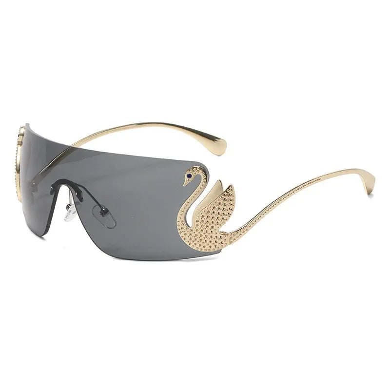 Sunglasses Belanova Swan Shaped Rimless UV400