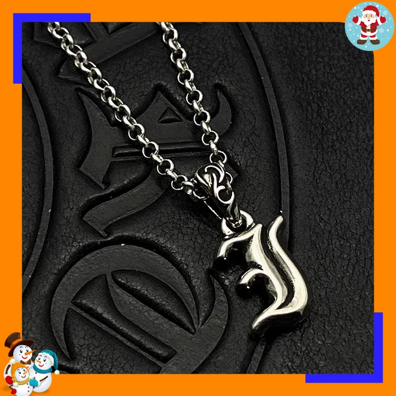 Necklace Pendant Letter Chain Jewelry