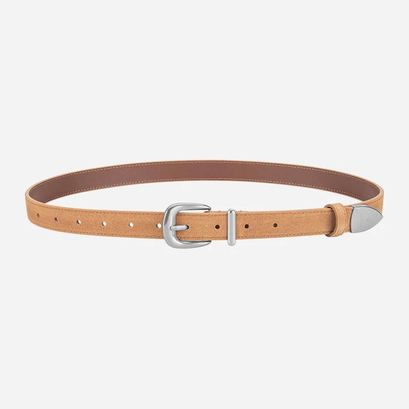 Buckle Thin Belt For Jeans Waistband Fashion