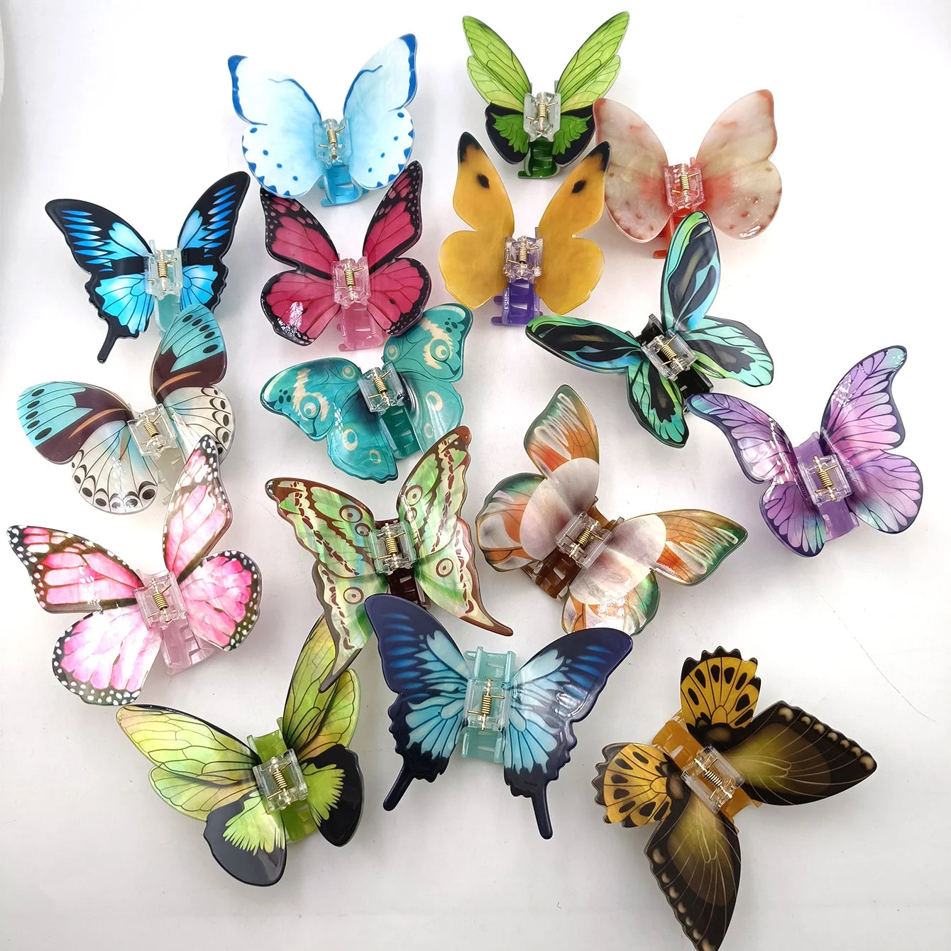 Butterfly Hair Claw Clips Acrylic Hair Accessories For Women