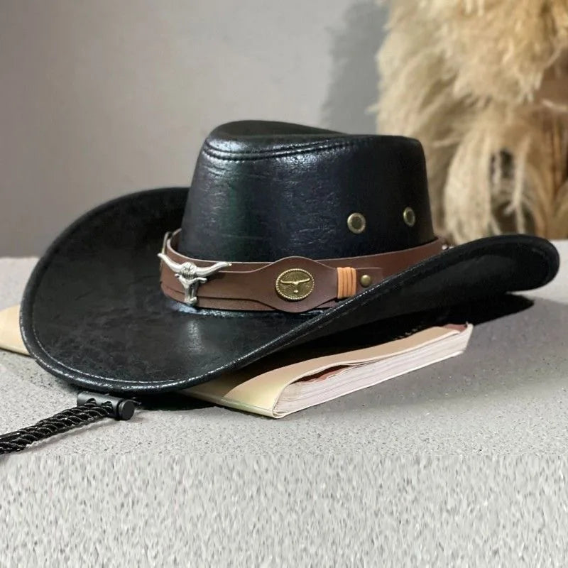 Western Cowboy Hat Flat Top